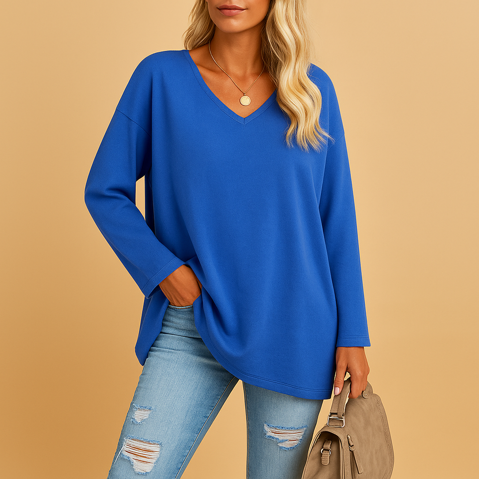 Loose-fitting summer top for women