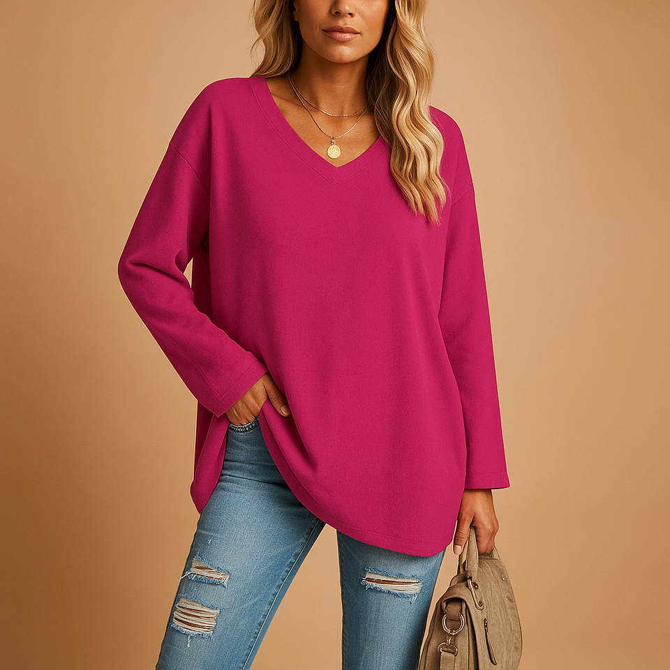 Loose-fitting summer top for women