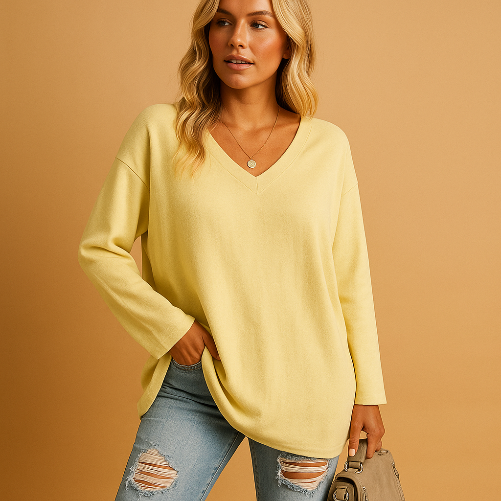 Loose-fitting summer top for women